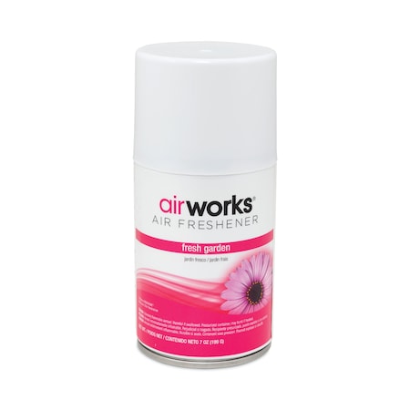 Hospeco AirWorks Metered Aerosol Spray, Fresh Garden, 7 oz, 12PK 07932